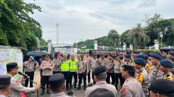 Ratusan Personel Kawal Dua Aksi di Jakpus, Pastikan Pengamanan Maksimal