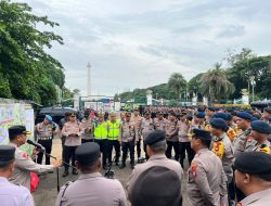 Ratusan Personel Kawal Dua Aksi di Jakpus, Pastikan Pengamanan Maksimal