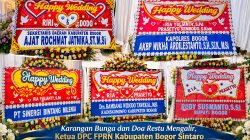 Karangan Bunga dan Doa Restu Mengalir, Ketua DPC FPRN Kabupaten Bogor Sintaro Ucapkan Terima Kasih