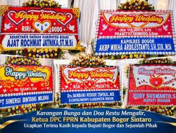 Karangan Bunga dan Doa Restu Mengalir, Ketua DPC FPRN Kabupaten Bogor Sintaro Ucapkan Terima Kasih